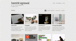 Desktop Screenshot of harshitagrawal.com